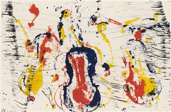 ARMAN Two color lithographs from the Romantic Suite.
